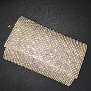 Lulu Townsend Rhinestone Clutch